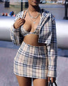 Skirt Set With Bralette
