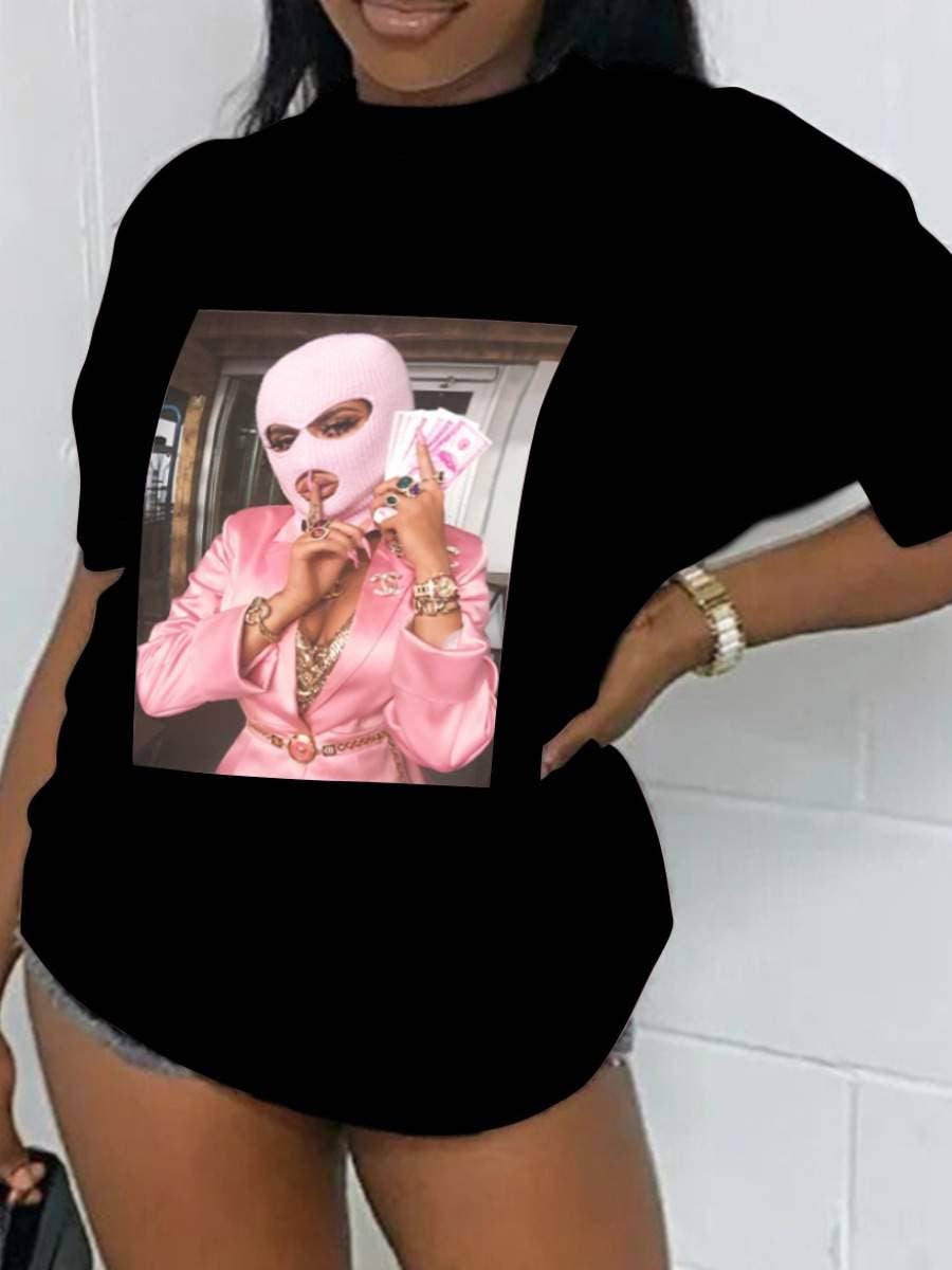 Masked Face T- Shirt