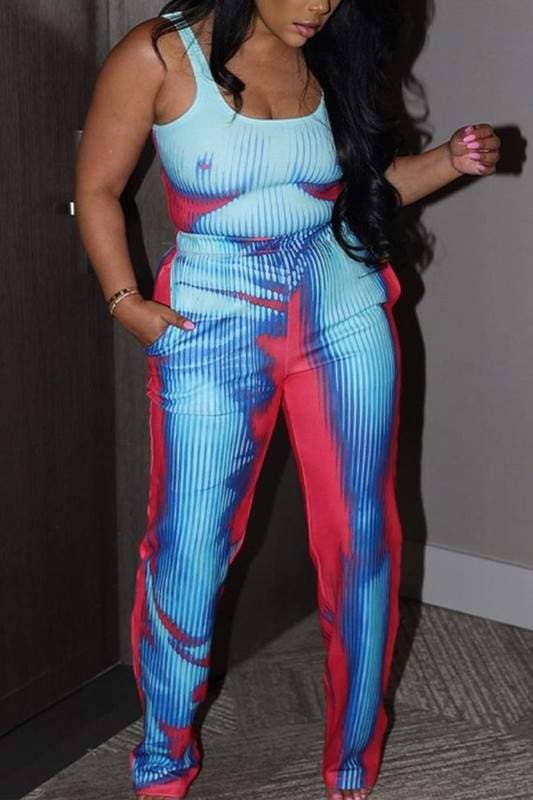 Half Tank and Pants Set