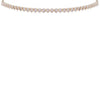 CUBIC ZIRCONIA POINTY CHOKET COLLAR NECKLACE, 17856