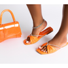 Orange Bling Sandal
