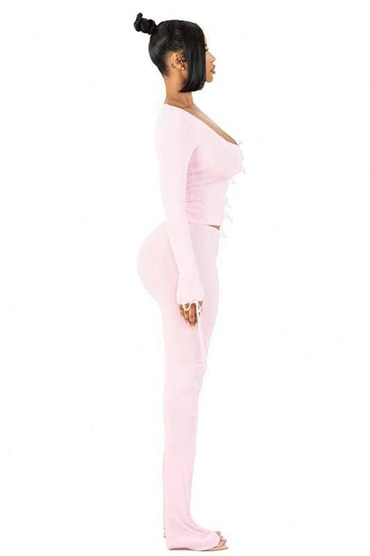 Bow Shirt and Tights Set