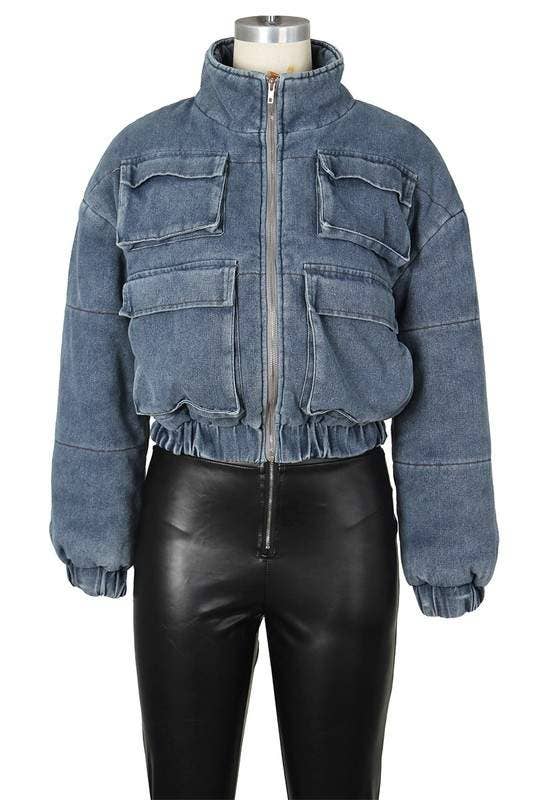 Cargo Denim Jacket