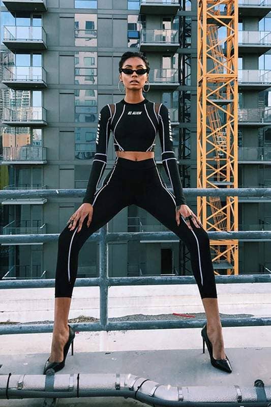 Long Sleeve Top and Leggings Set
