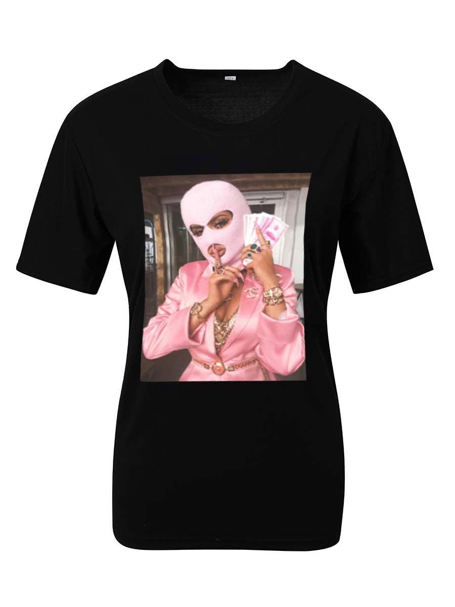Masked Face T- Shirt