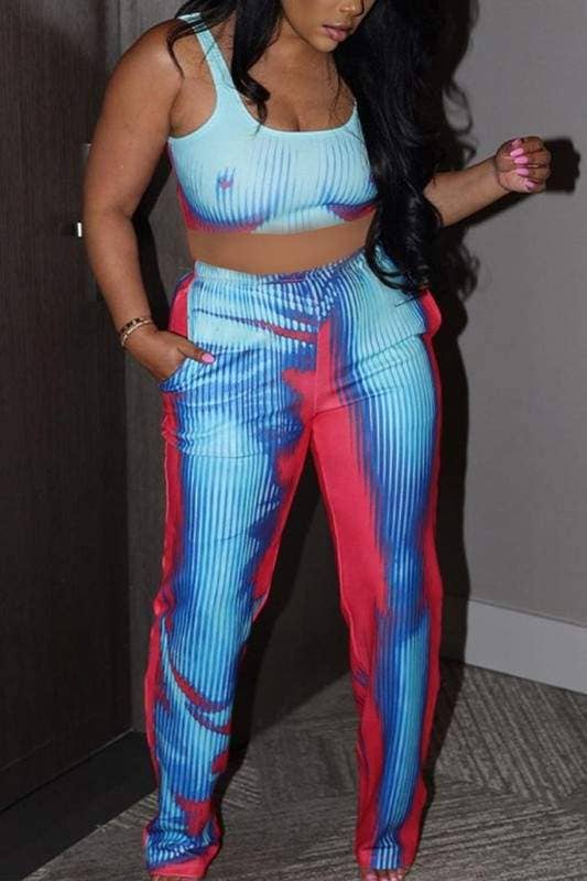 Half Tank and Pants Set
