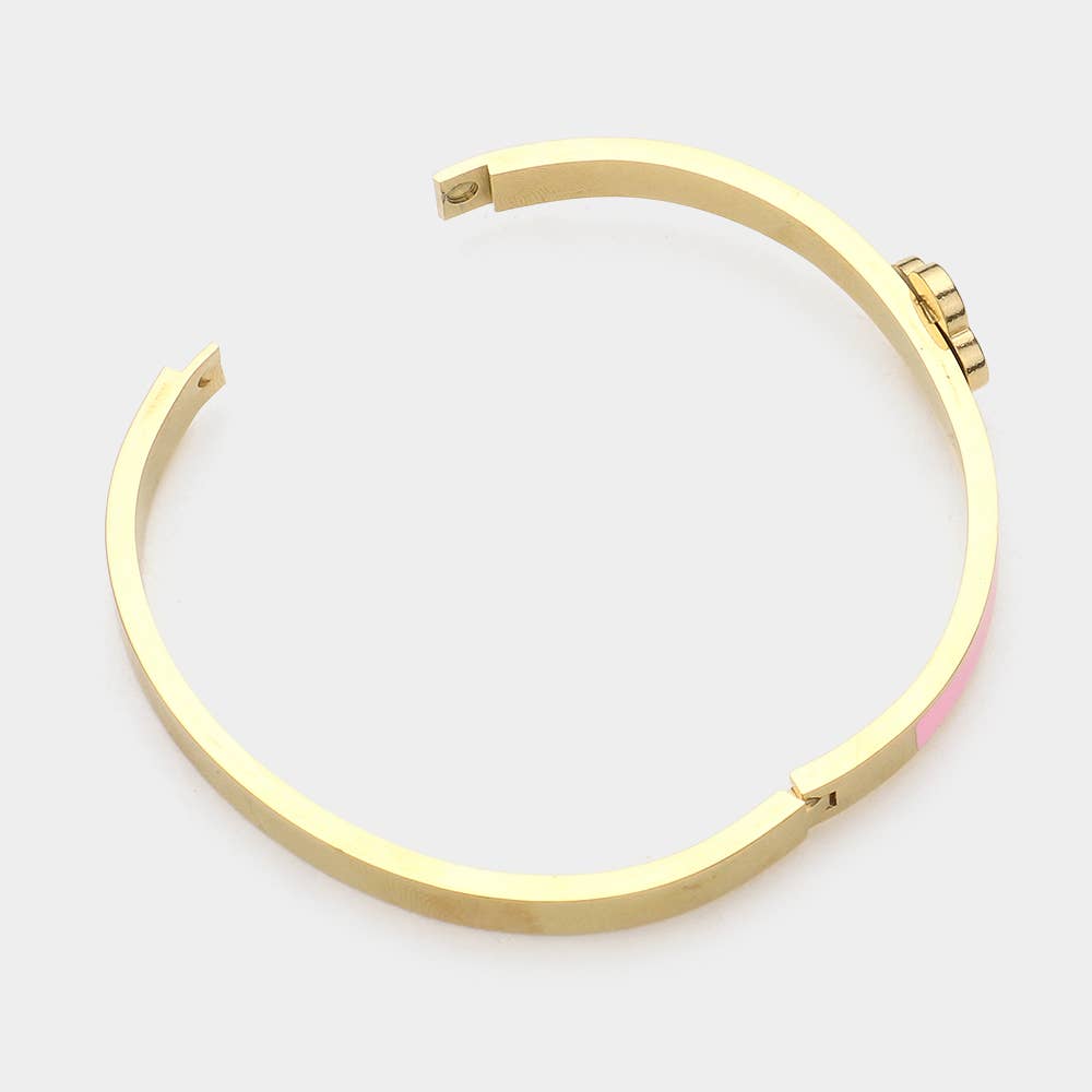 Stainless Steel Clover Bracelet
