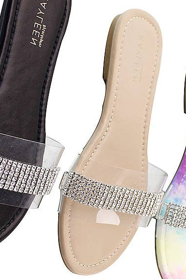 Rhinestone Strap With Nude Bottom