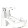 White Platform Heel