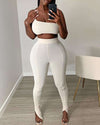 One Shoulder Top & Pants Set