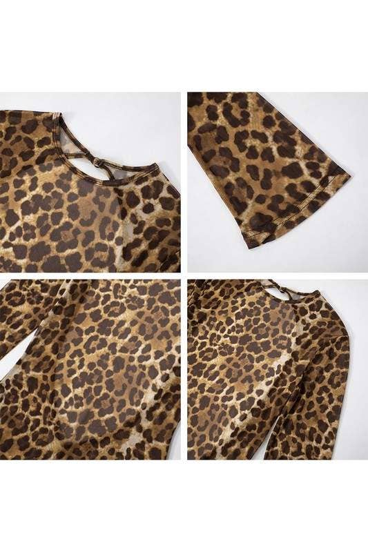 Leopard Sheer Romper