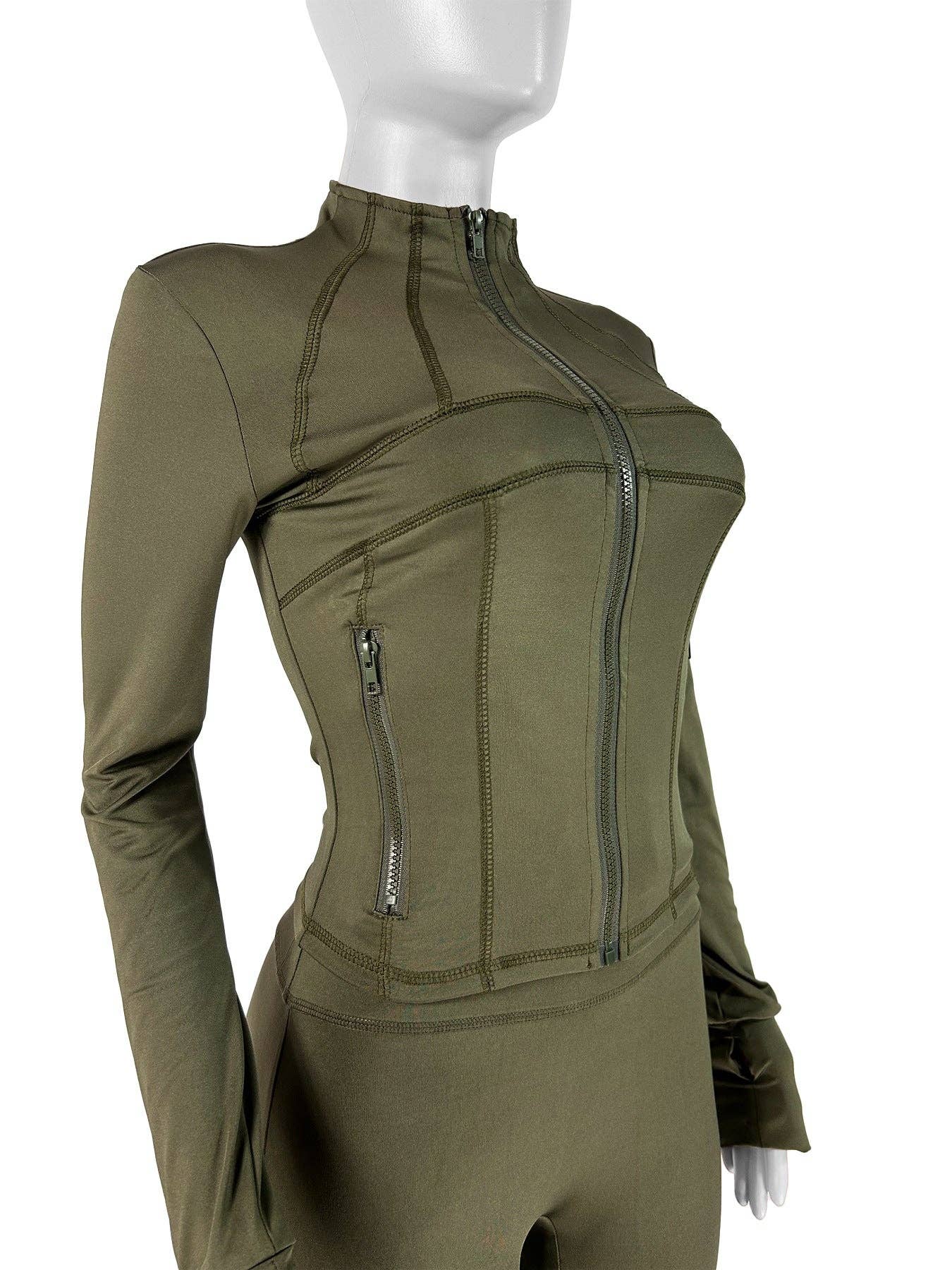 Body Jacket & Biker Shorts Set