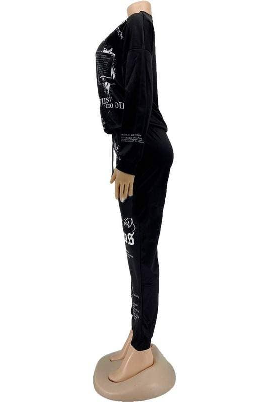 Graphic Tracksuit Set